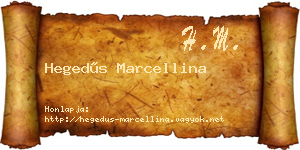 Hegedűs Marcellina névjegykártya